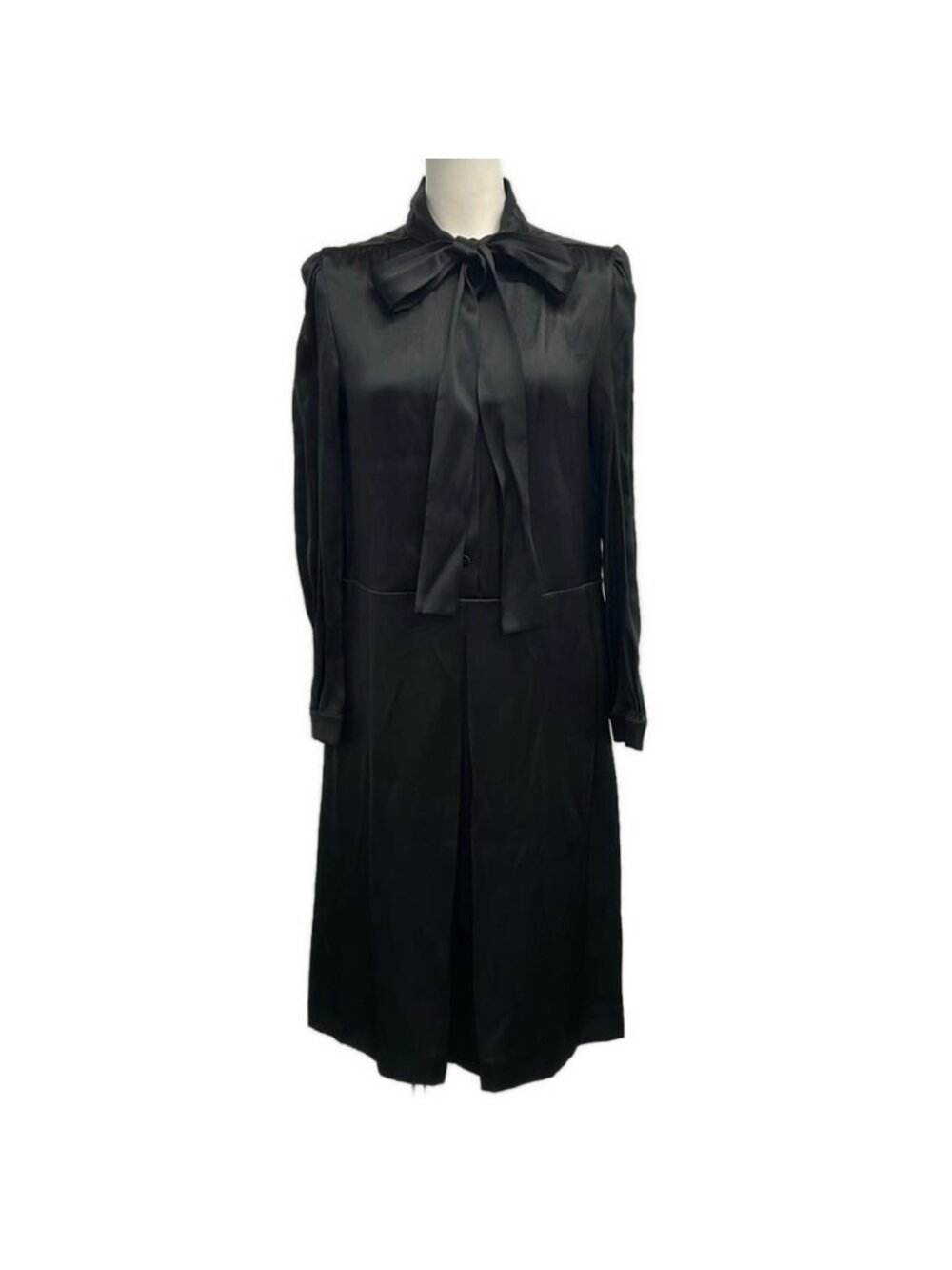 Prada Dress M Black Silk